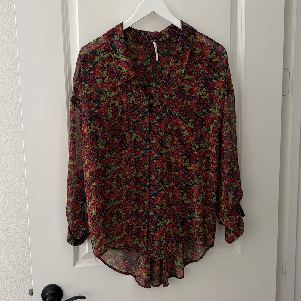 Free People Multicolor  Shirt large